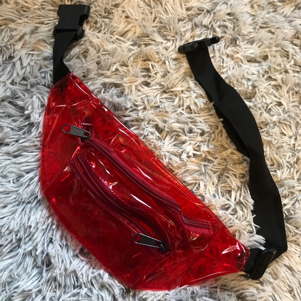 Blood Red Vinyl Fanny Pack 🤩